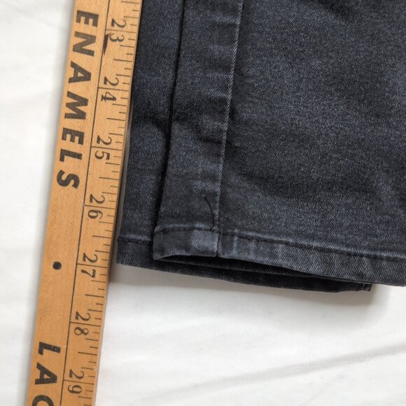 Zara Basic Denim Jeans Women's Black Low Rise Moto Skinny Jean Z1975, Size 6 - Picture 7 of 8